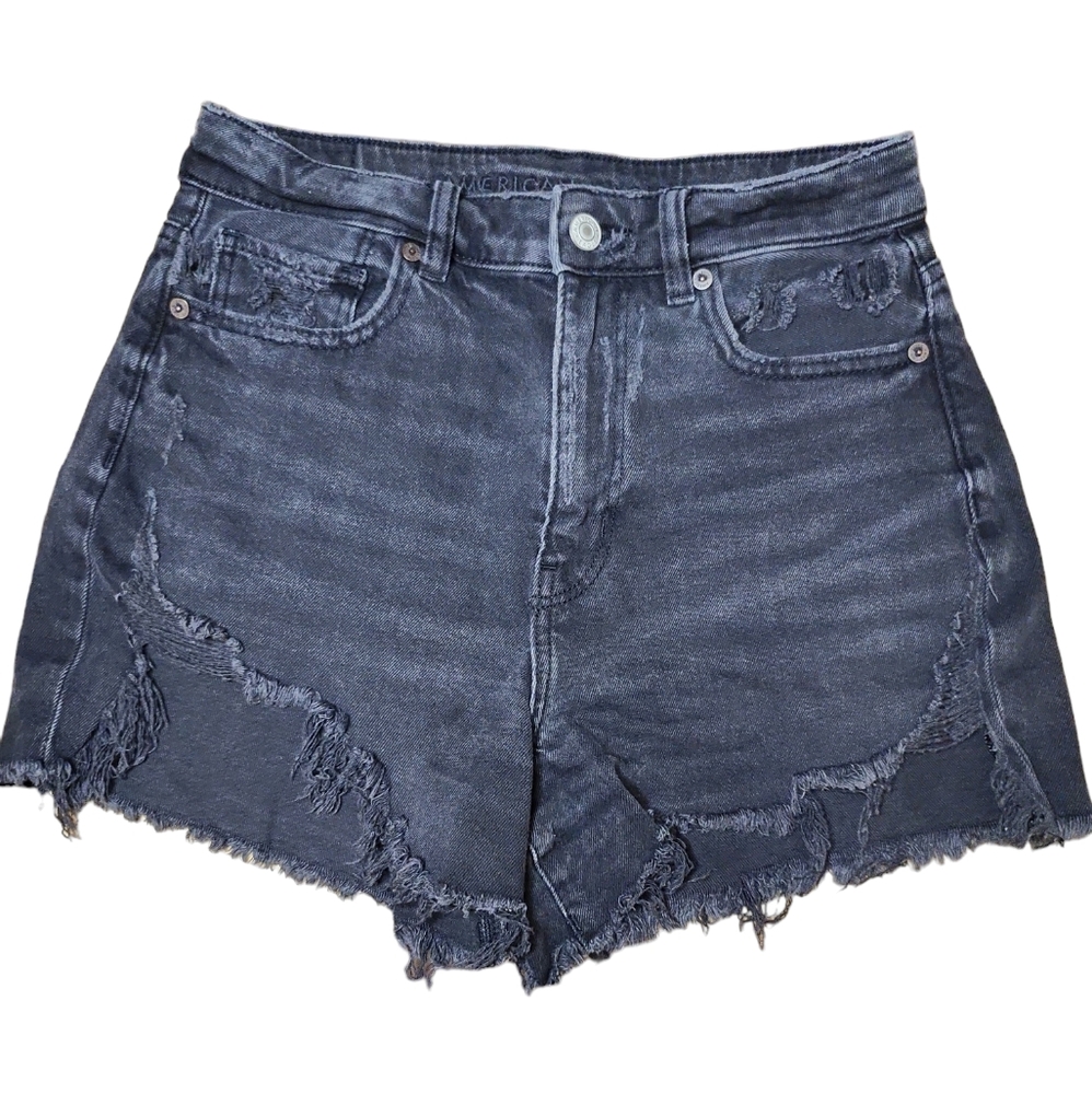 American Eagle | Black Jean Shorts